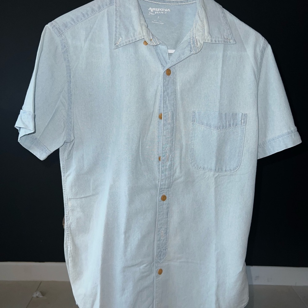 Arizona Jean Company Men's Light Denim Shirt